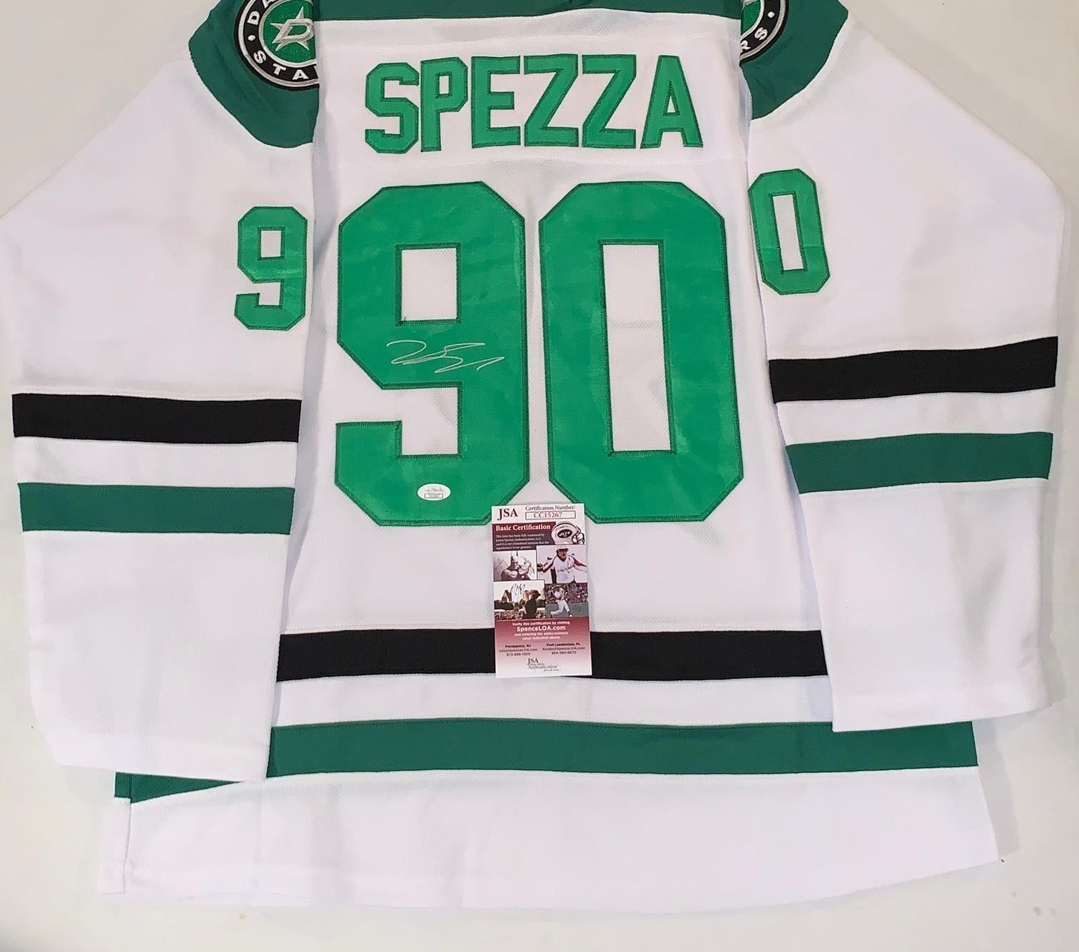 Jason Spezza signed Dallas Stars jersey autographed JSA