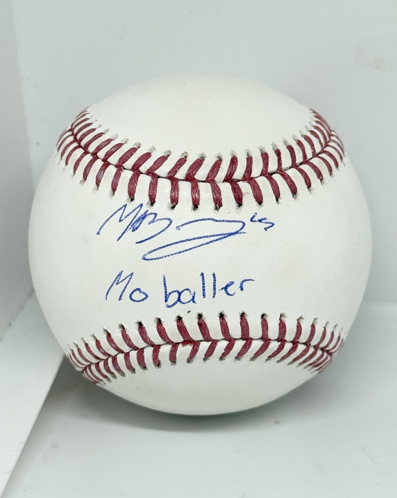 Moises Ballesteros Cubs signed Official MLB Baseball Ball Mo Baller Beckett Wit