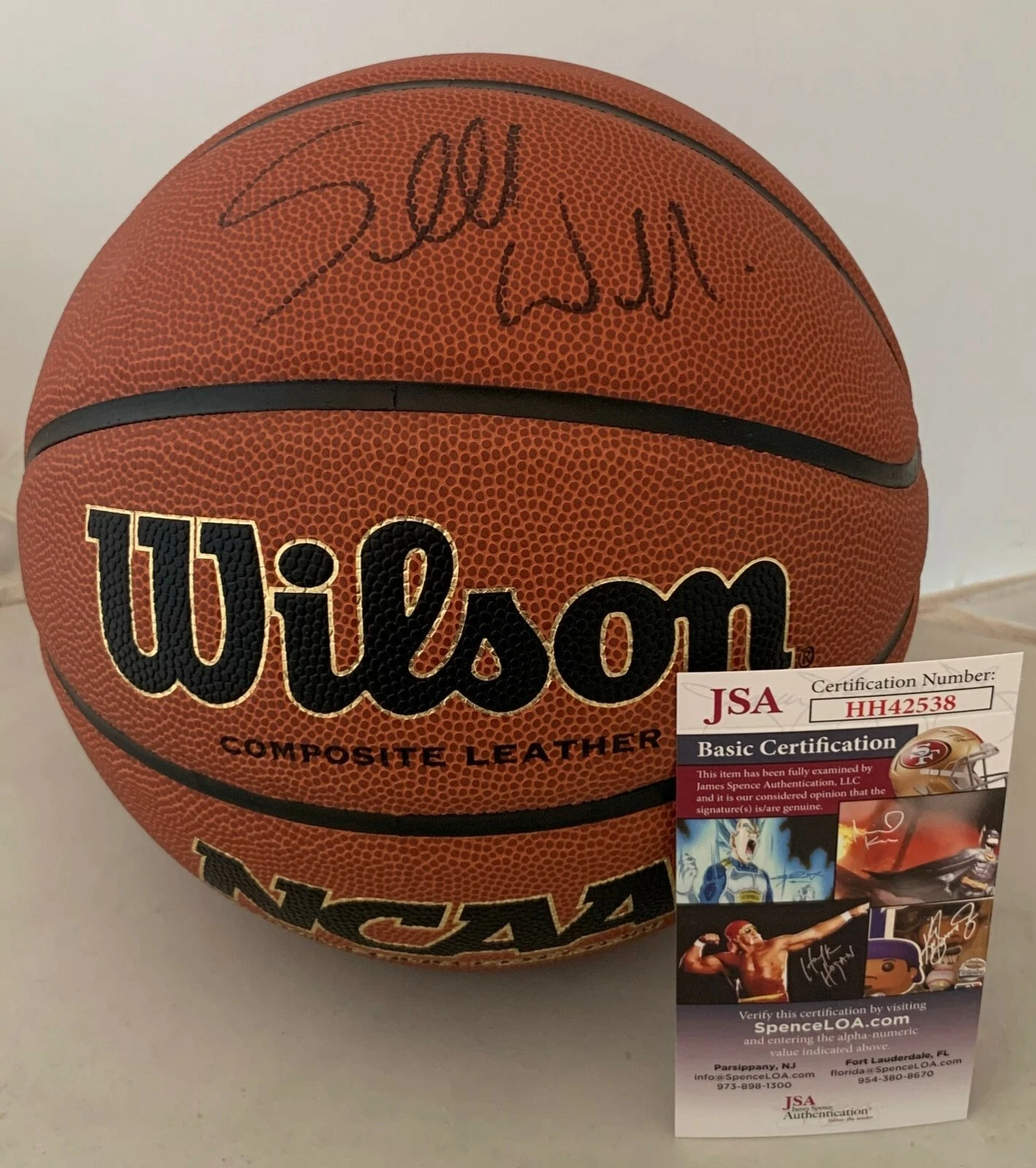 Shelden Williams Duke Blue Devils signed F/S NCAA Basketball autographed JSA