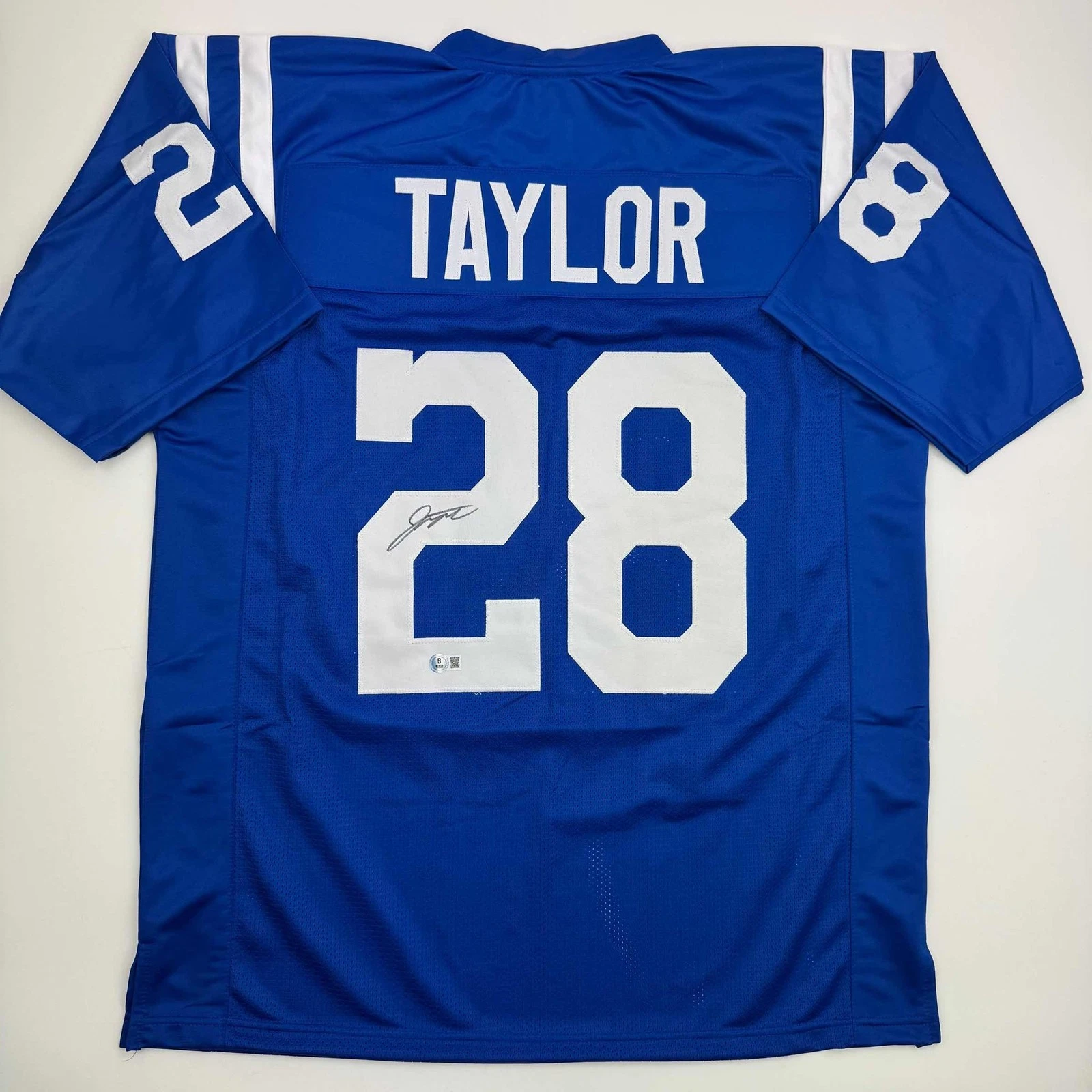 Autographed/Signed Jonathan Taylor Indianapolis Blue Jersey JSA COA