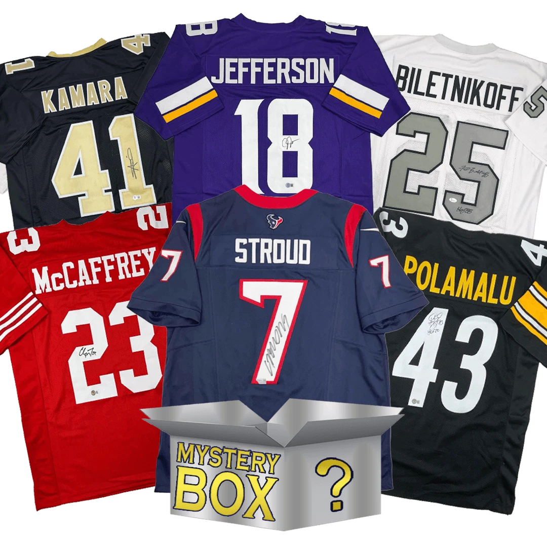 Autographed/Signed SILVER Series 3 Jersey Mystery Box PSA JSA BAS COA