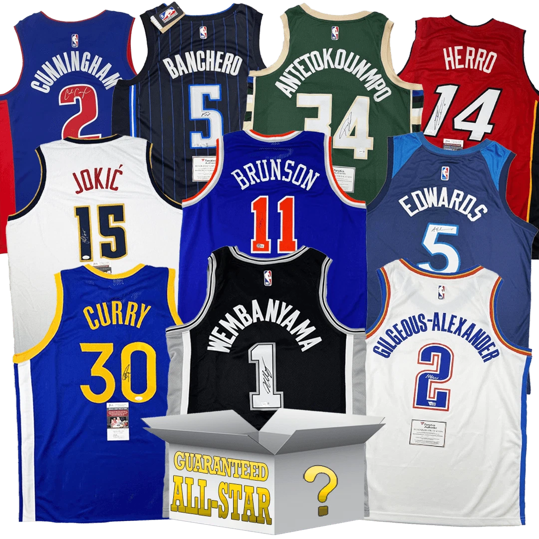 Current All-Star Autographed/Signed Jersey Mystery Box JSA BAS COA