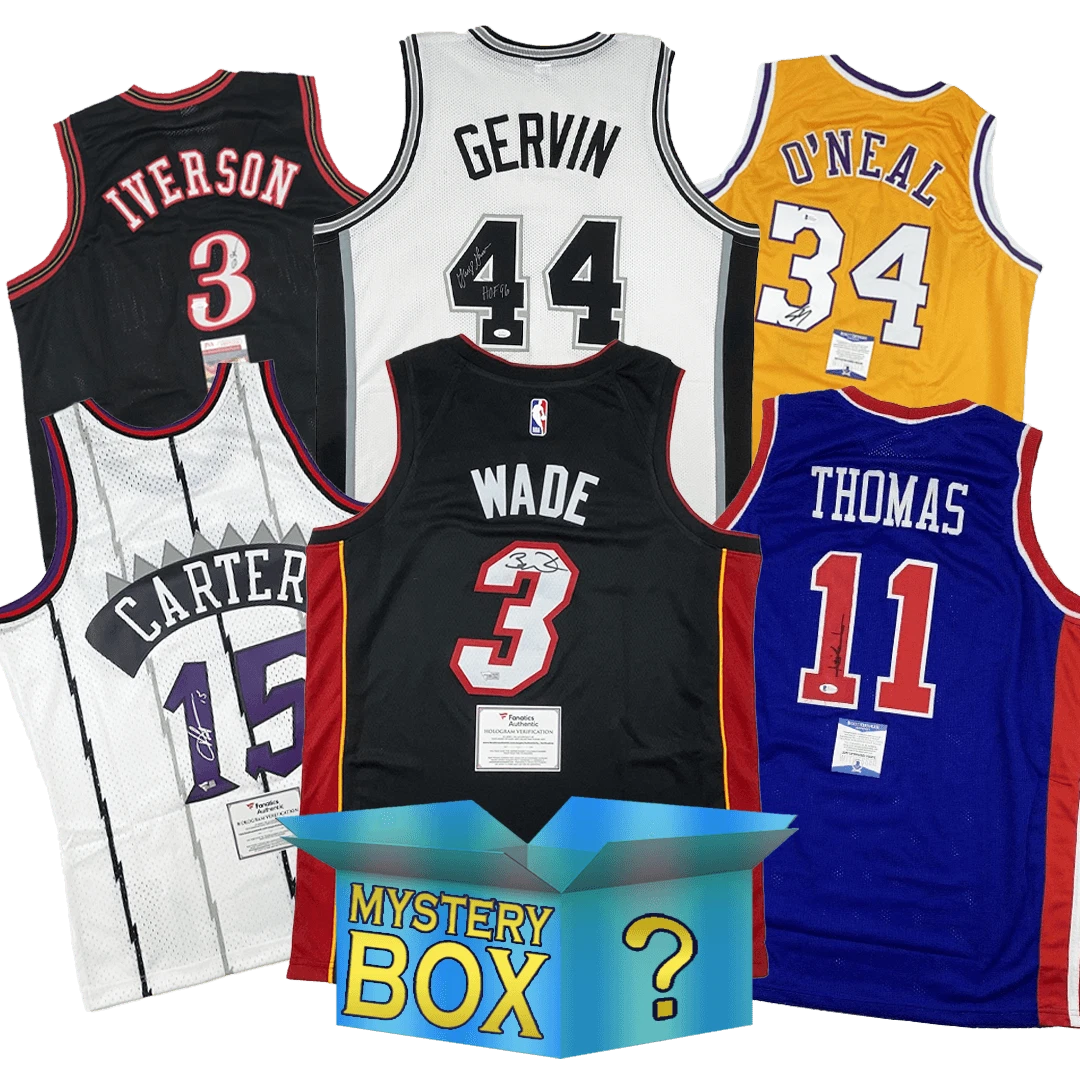 Autographed/Signed DIAMOND Series 2 Jersey Mystery Box PSA JSA COA