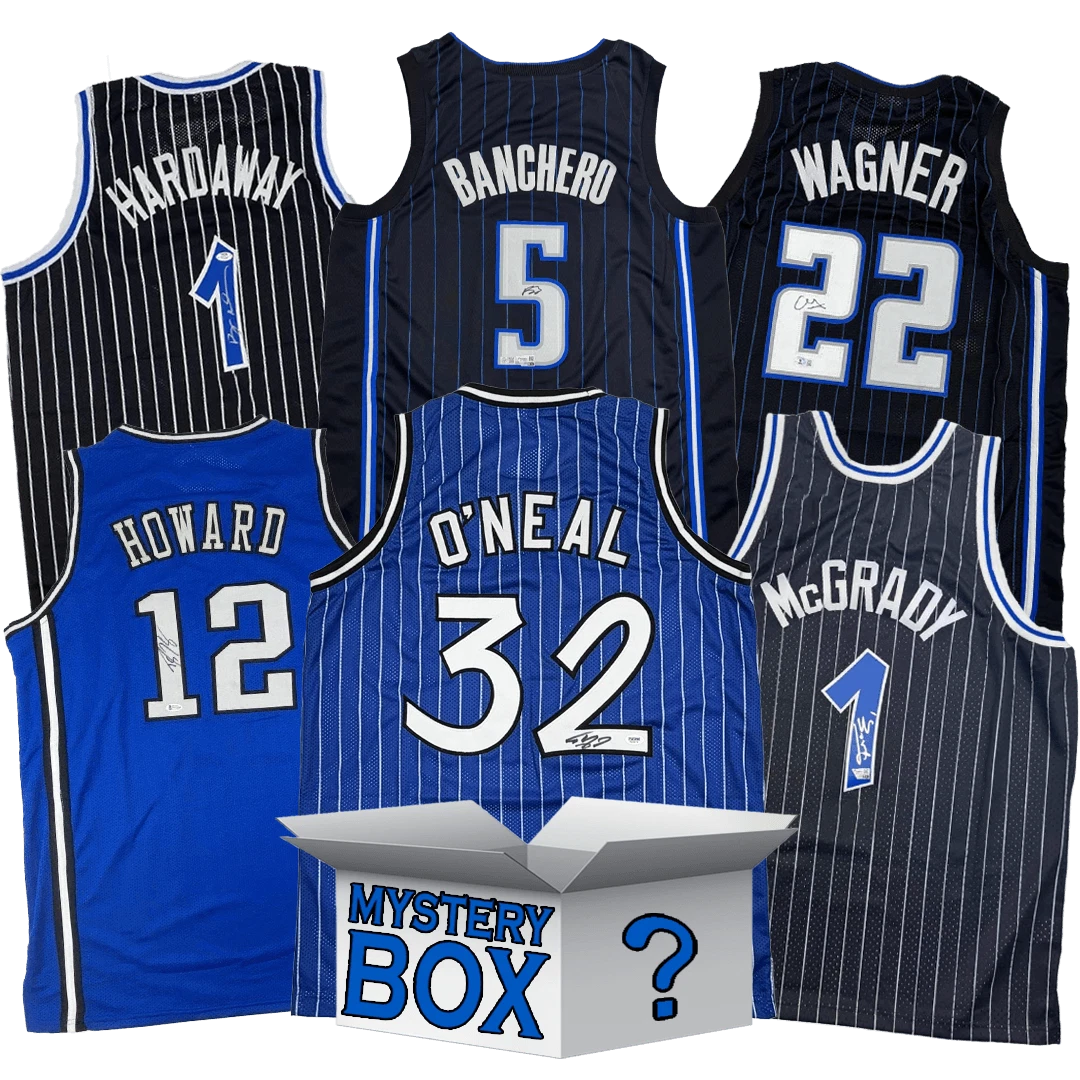 Autographed/Signed Orlando Jersey Mystery Box PSA JSA or Beckett COA
