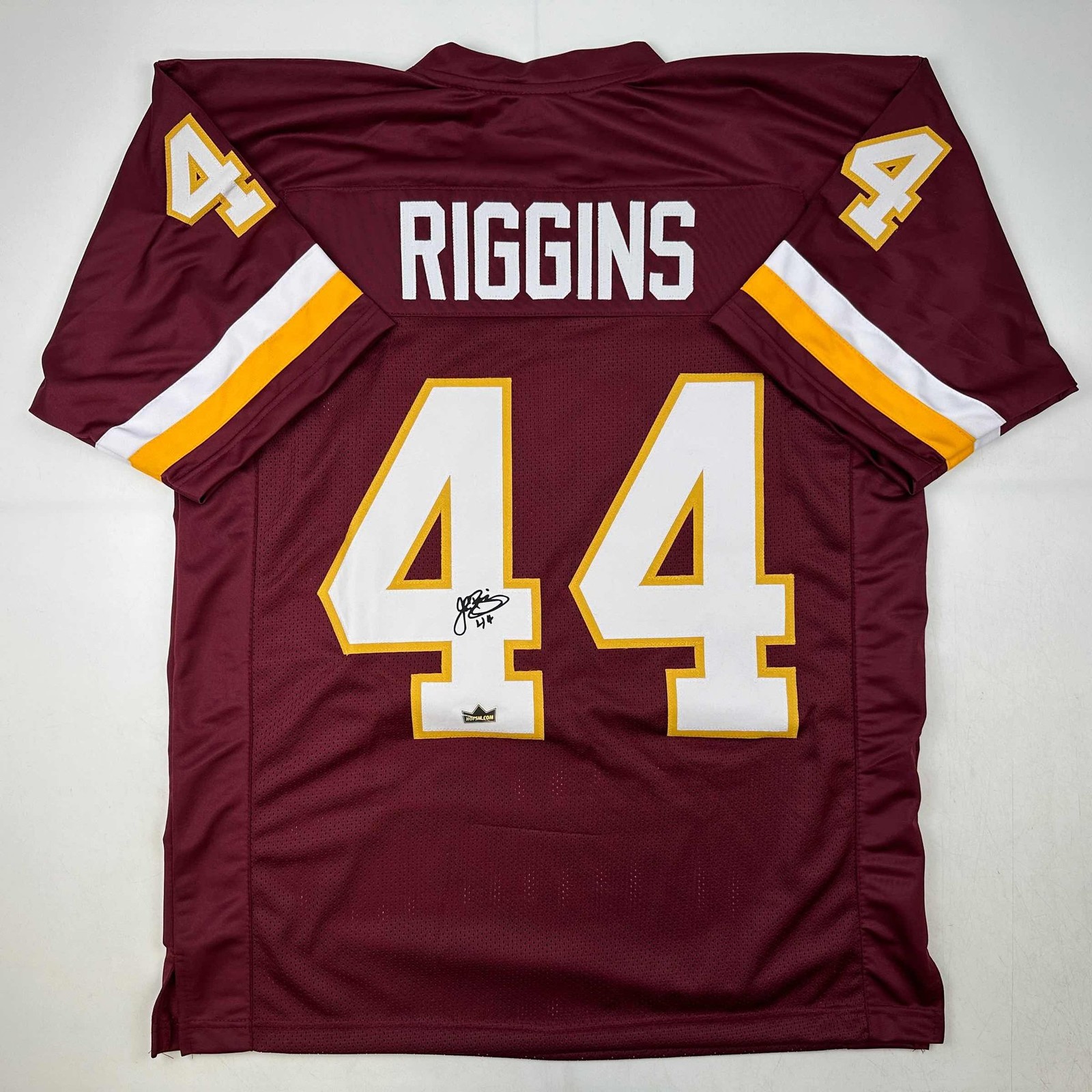 Facsimile Autographed John Riggins Washington Red Jersey Size Men's XL