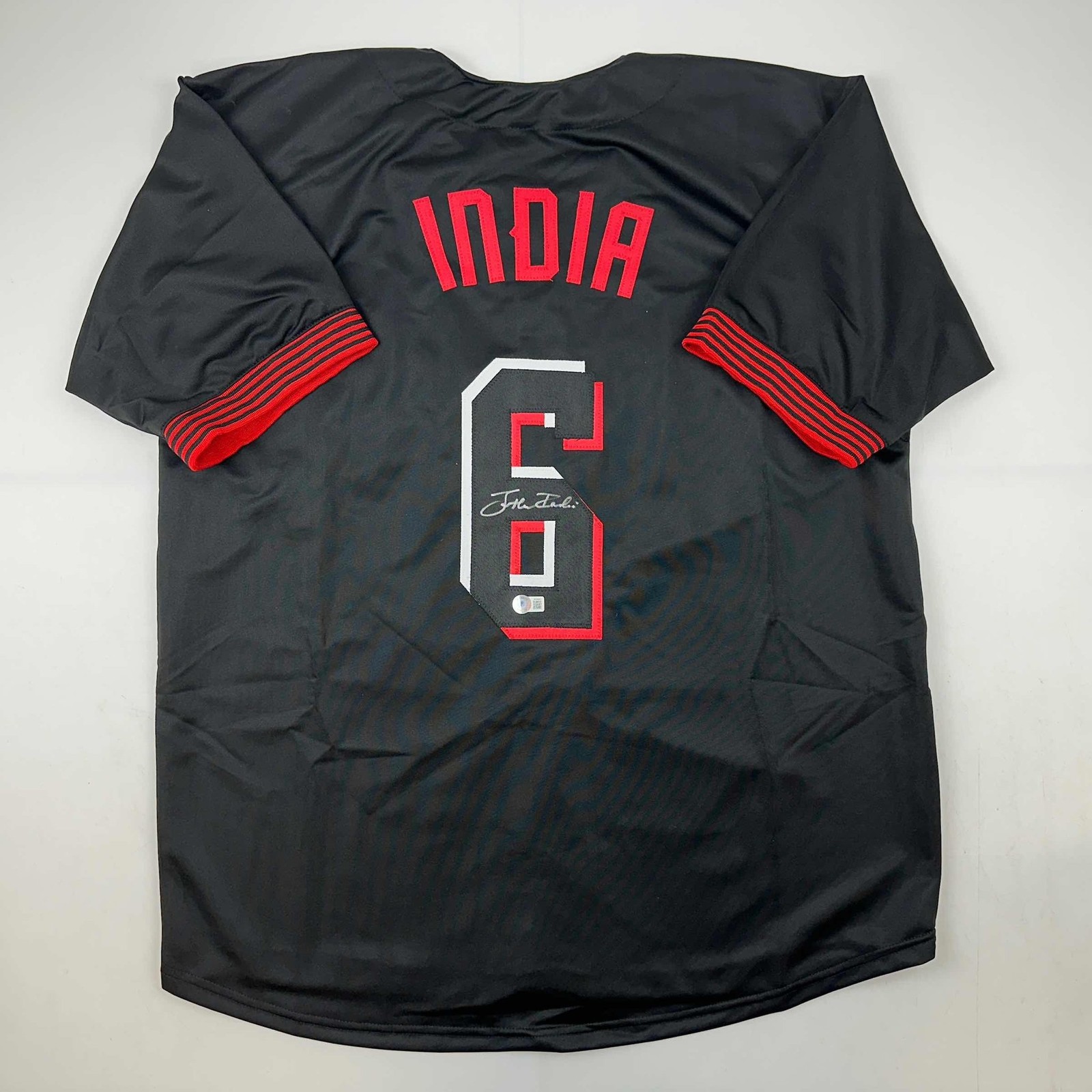 Signed Jonathan India Cincinnati Black City Connect Jersey BAS COA