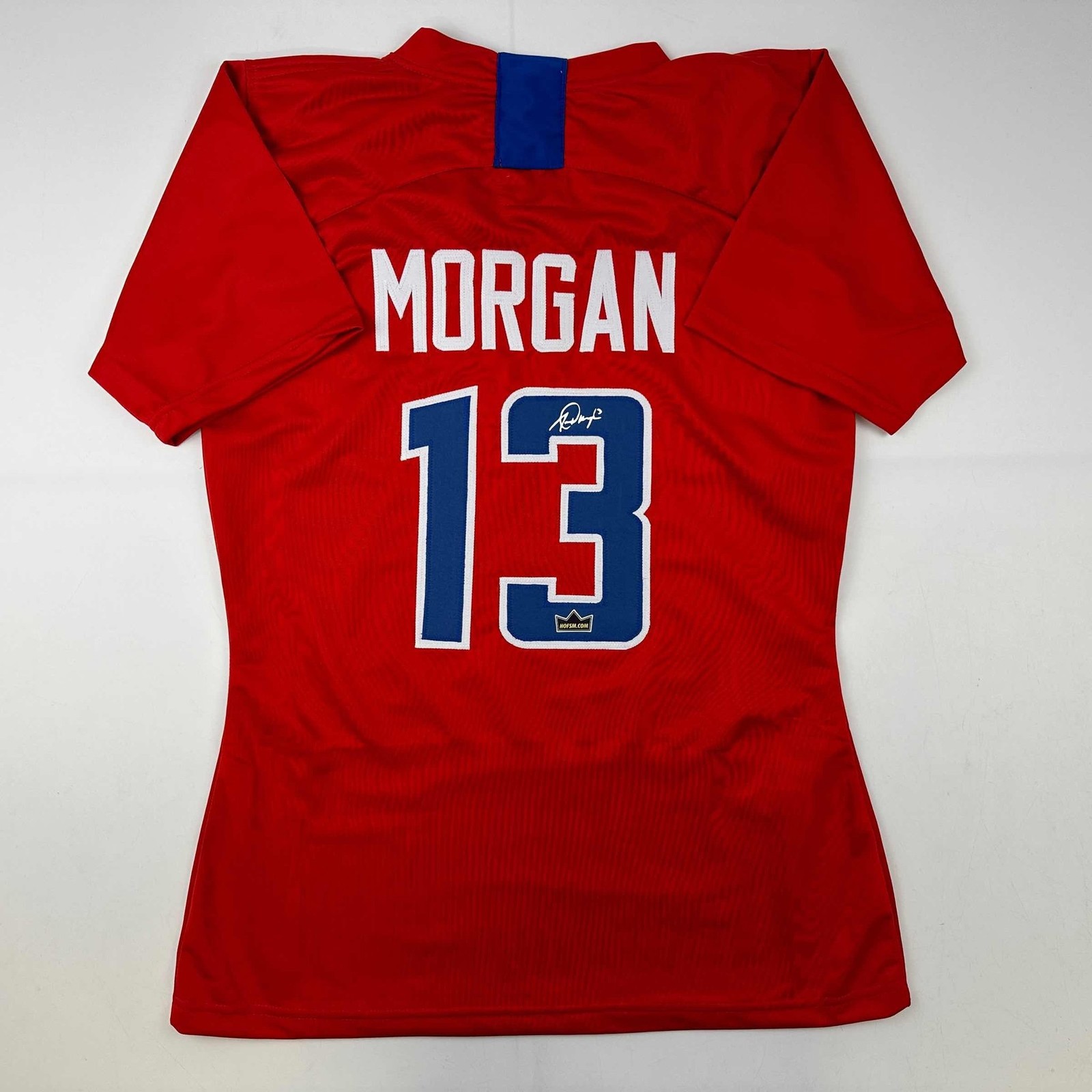 Facsimile Autographed Alex Morgan United States USA Red Jersey Size XL