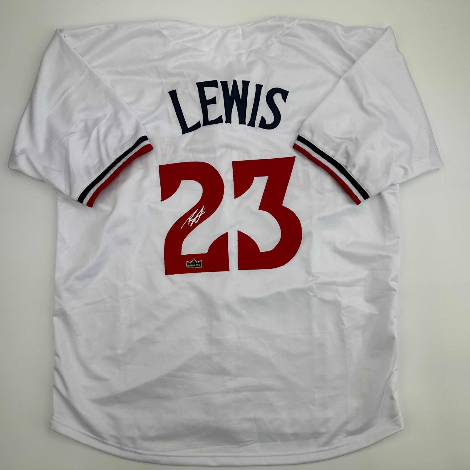 Facsimile Autographed Royce Lewis Minnesota White Jersey Size Men's XL