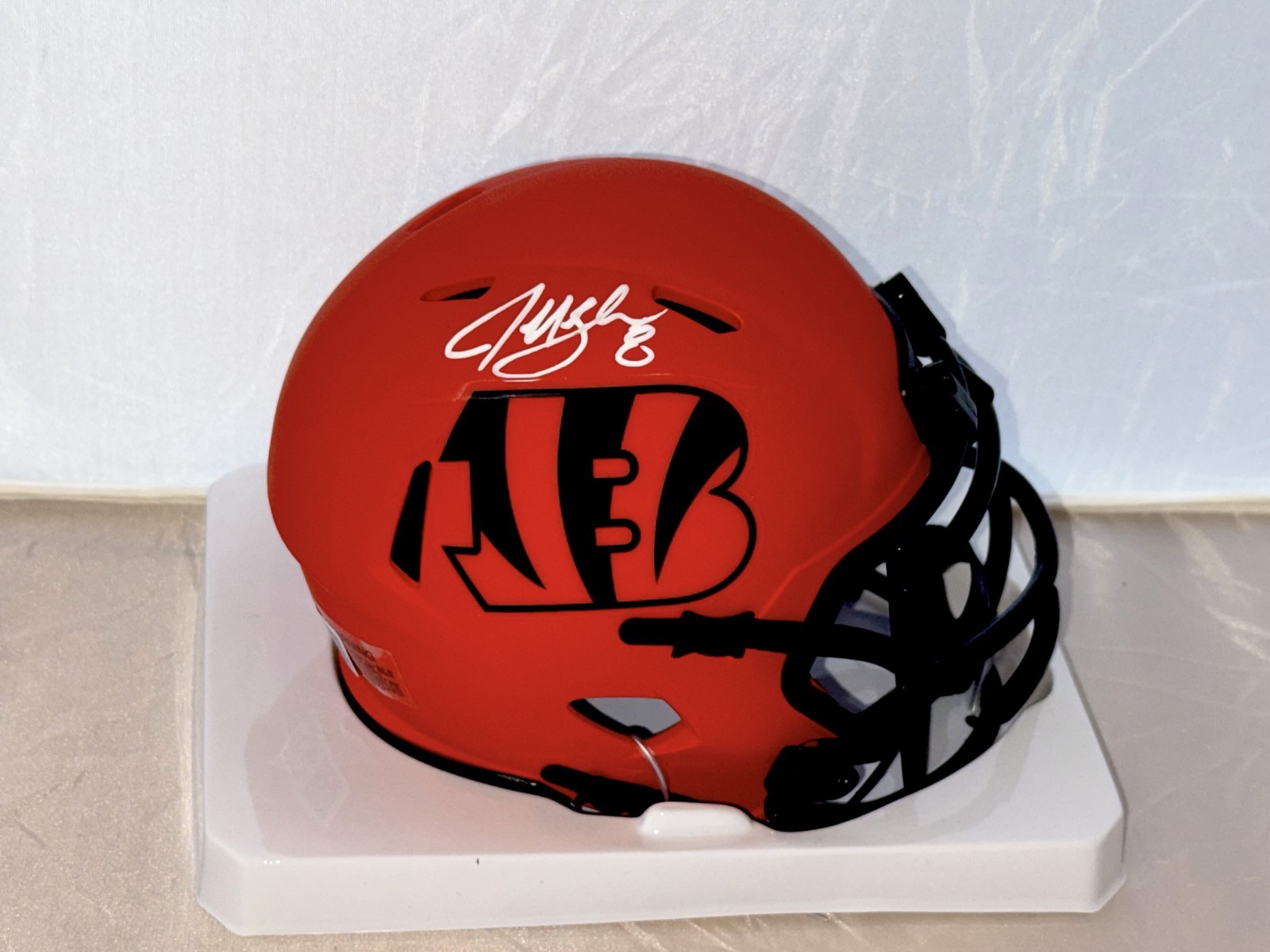 Jeff Blake signed Cincinnati Bengals Rave mini helmet autographed GT COA