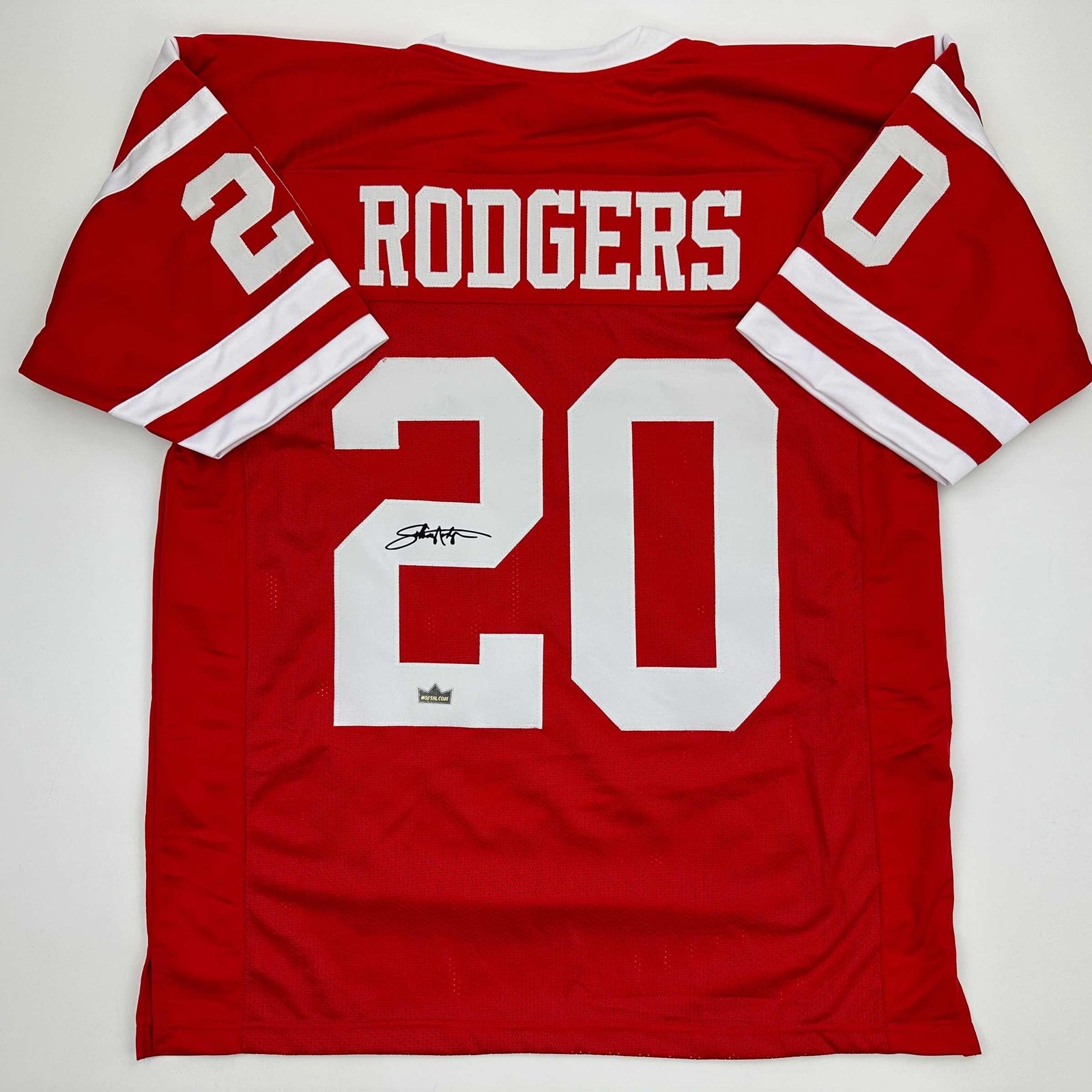 Facsimile Autographed Johnny Rodgers Nebraska Red Jersey Size Men's XL