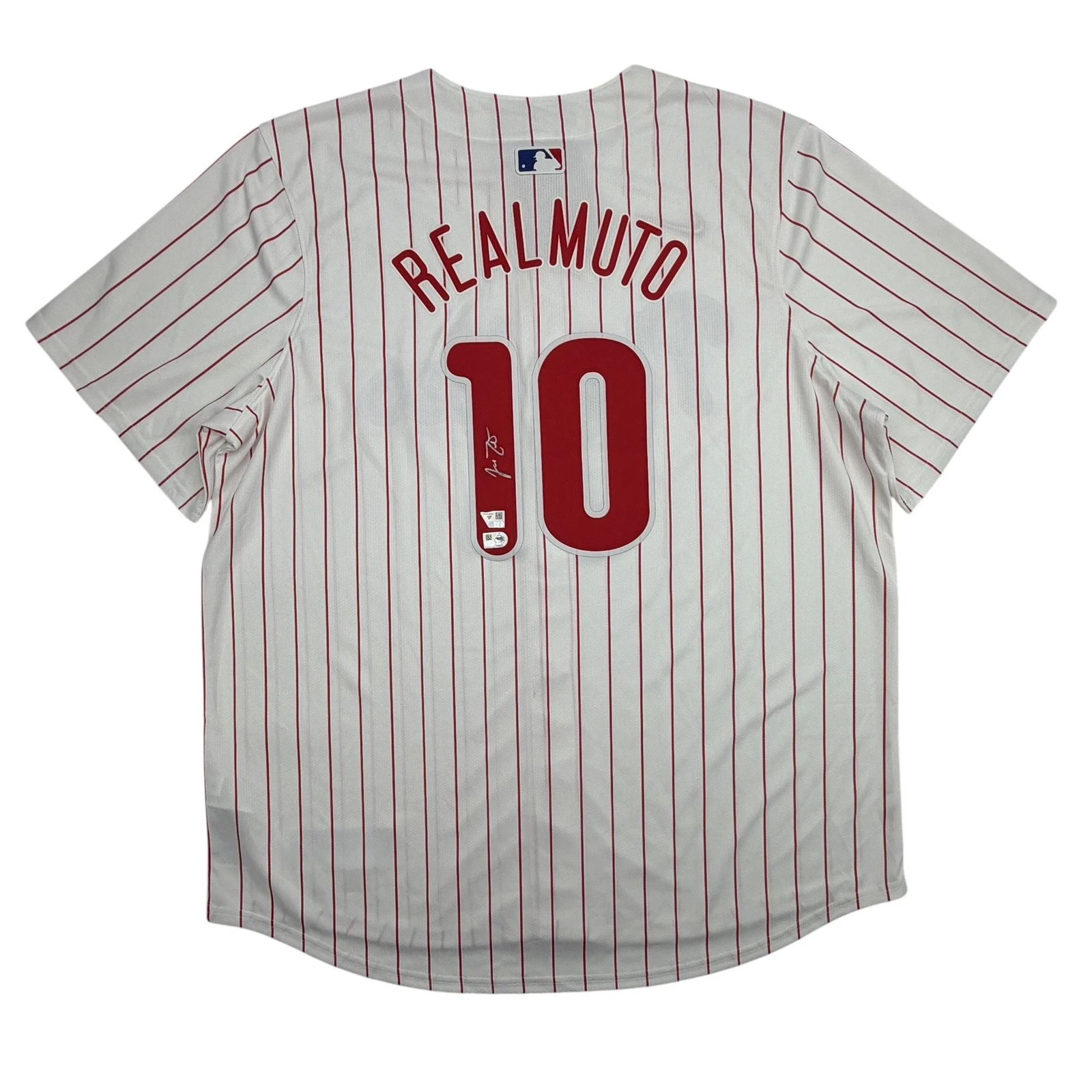 Autographed/Signed JT Realmuto Phillies Authentic Jersey Fanatics & MLB COA