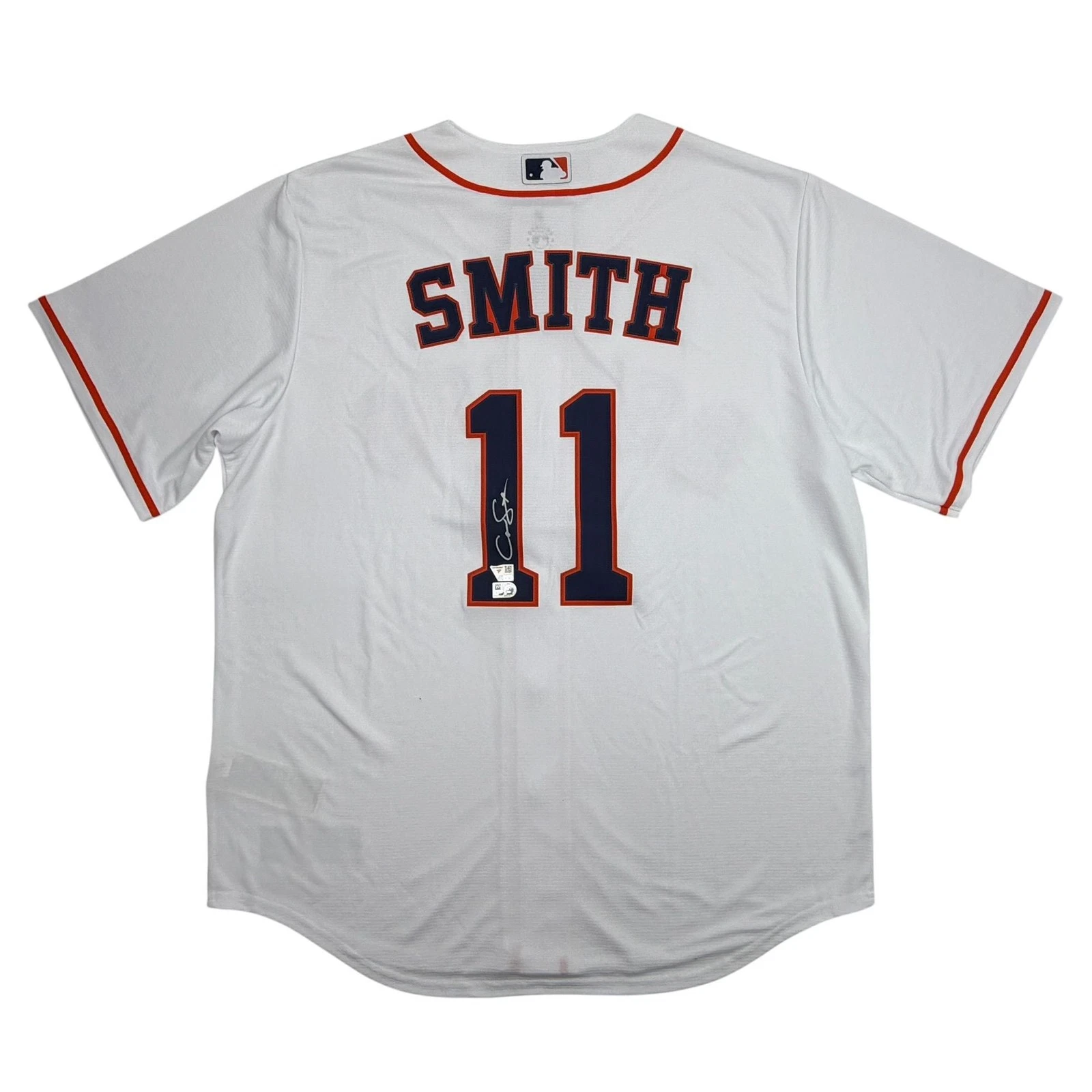 Autographed/Signed Cam Smith Astros Authentic Jersey Fanatics & MLB COA