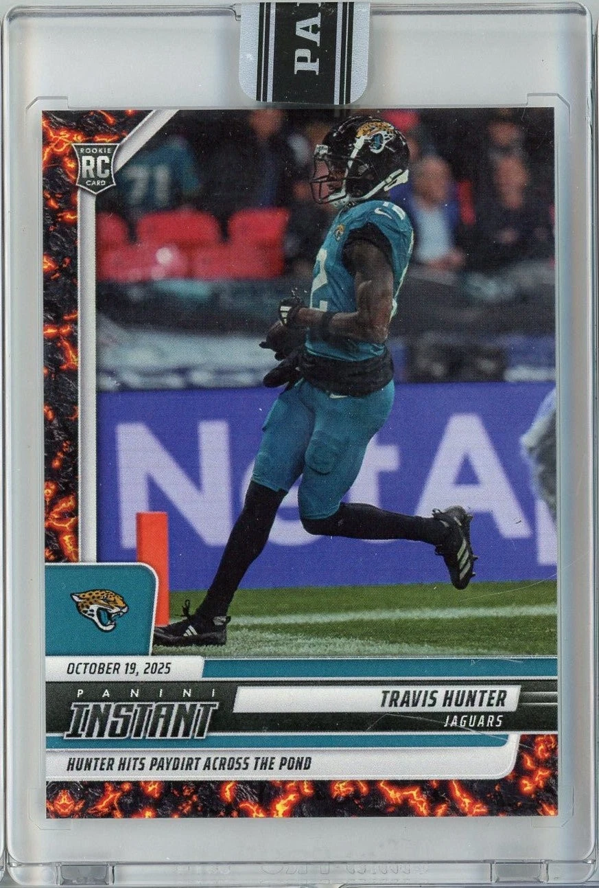 2025 Panini Instant Travis Hunter #157 Magma 1/1 Rookie RC Football Card