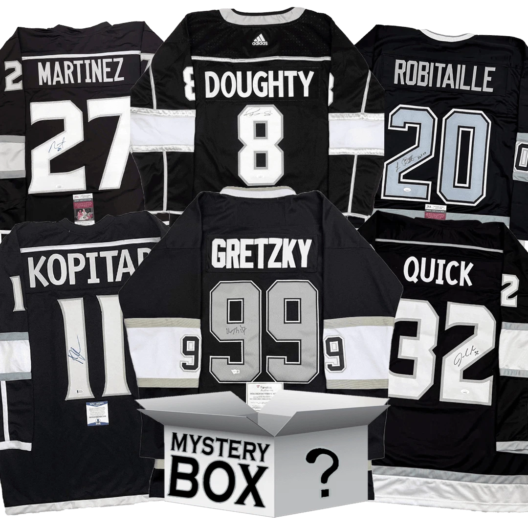Autographed/Signed Los Angeles Jersey Mystery Box PSA JSA or Beckett COA