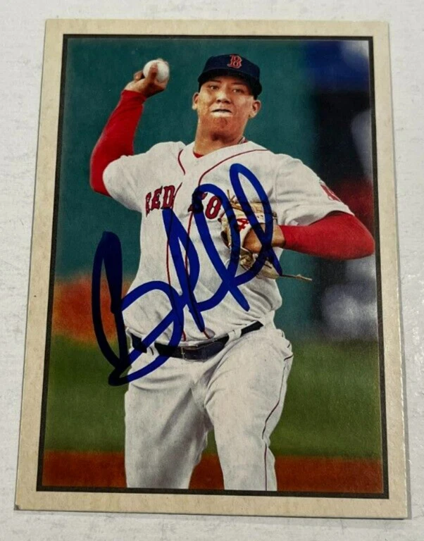 BRYAN MATA SIGNED 2019 BOWMAN HERITAGE BASEBALL CARD AUTO