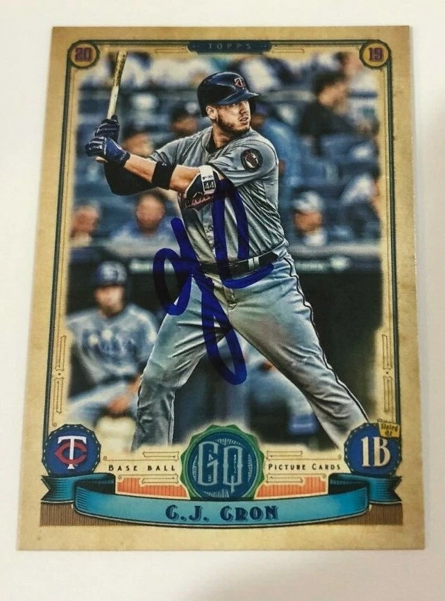 CJ CRON SIGNED 2019 TOPPS GYPSY QUEEN CARD AUTO