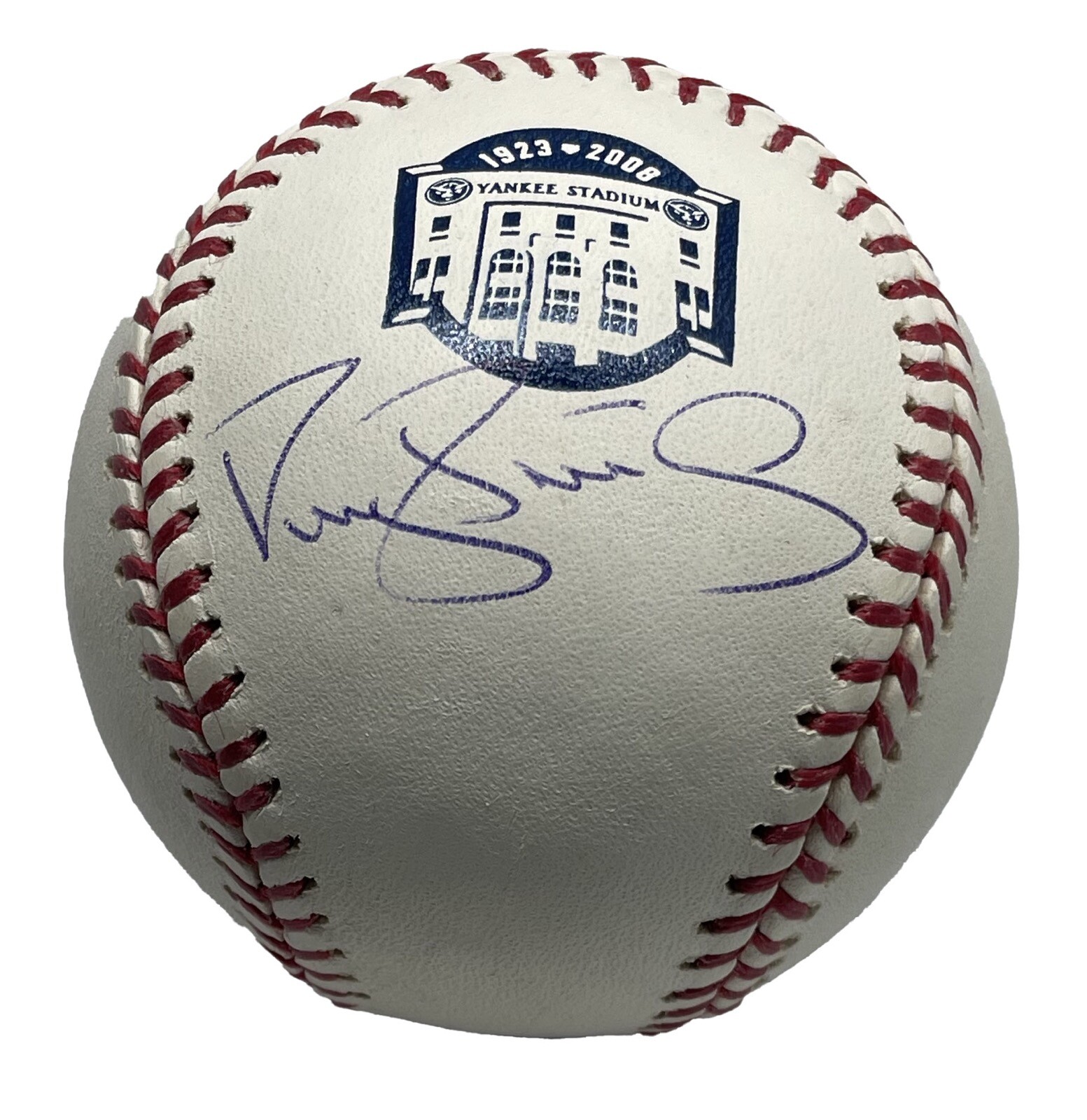 Darryl Strawberry Signed MLB Baseball JSA AA28408 Yankee Stadium Logo Baseball