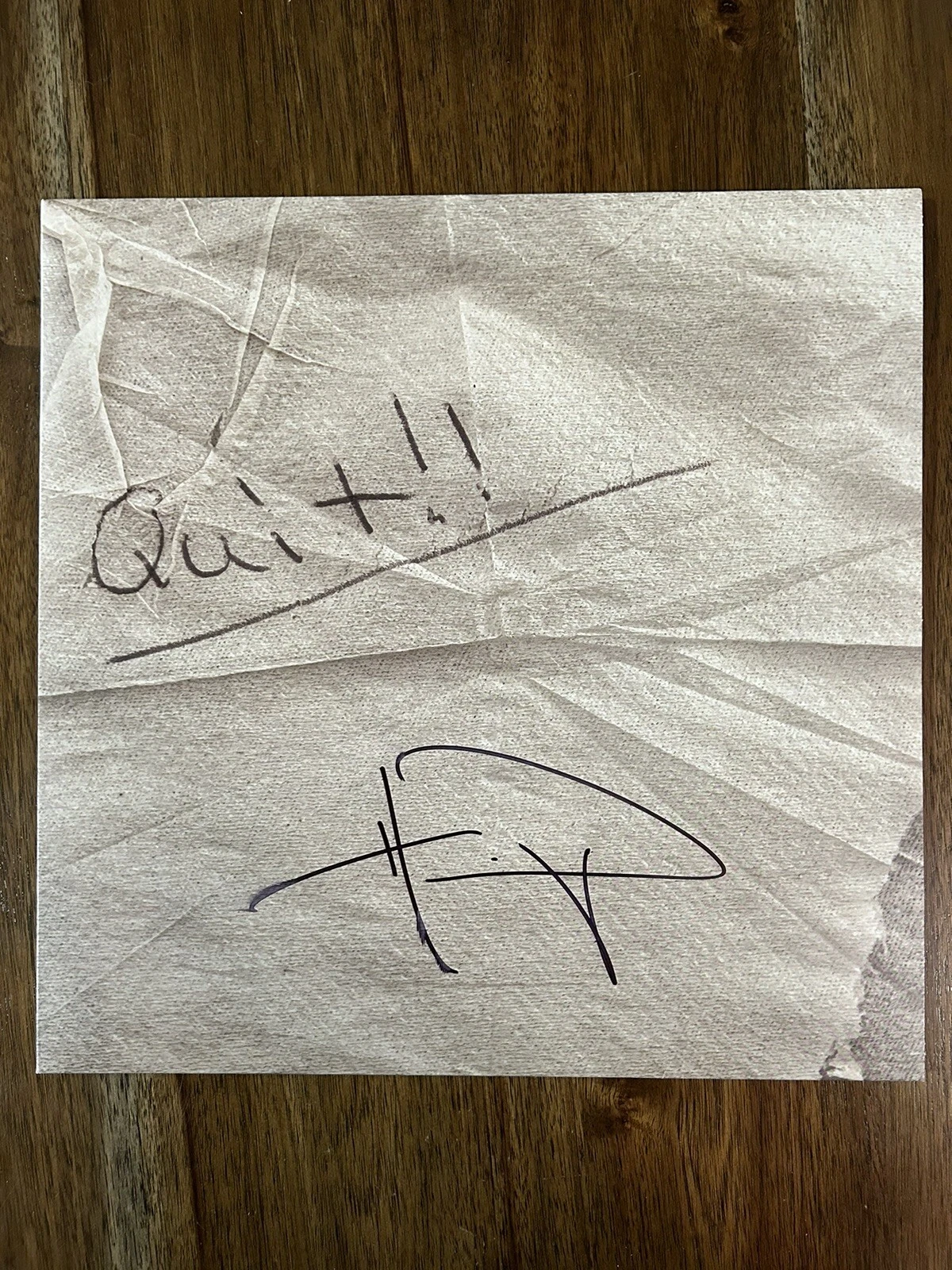 ‘Hardy’ Country Singer Signed Vinyl Album ‘Quit!!’ Beckett Certified RARE
