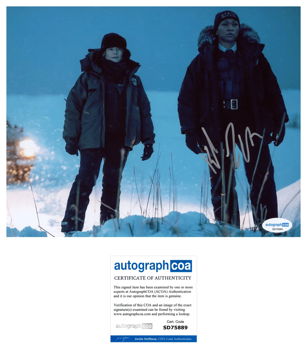 Kali Reis ‘True Detective Night Country’ Signed 8x10 Photo ‘Evangeline’ ACOA