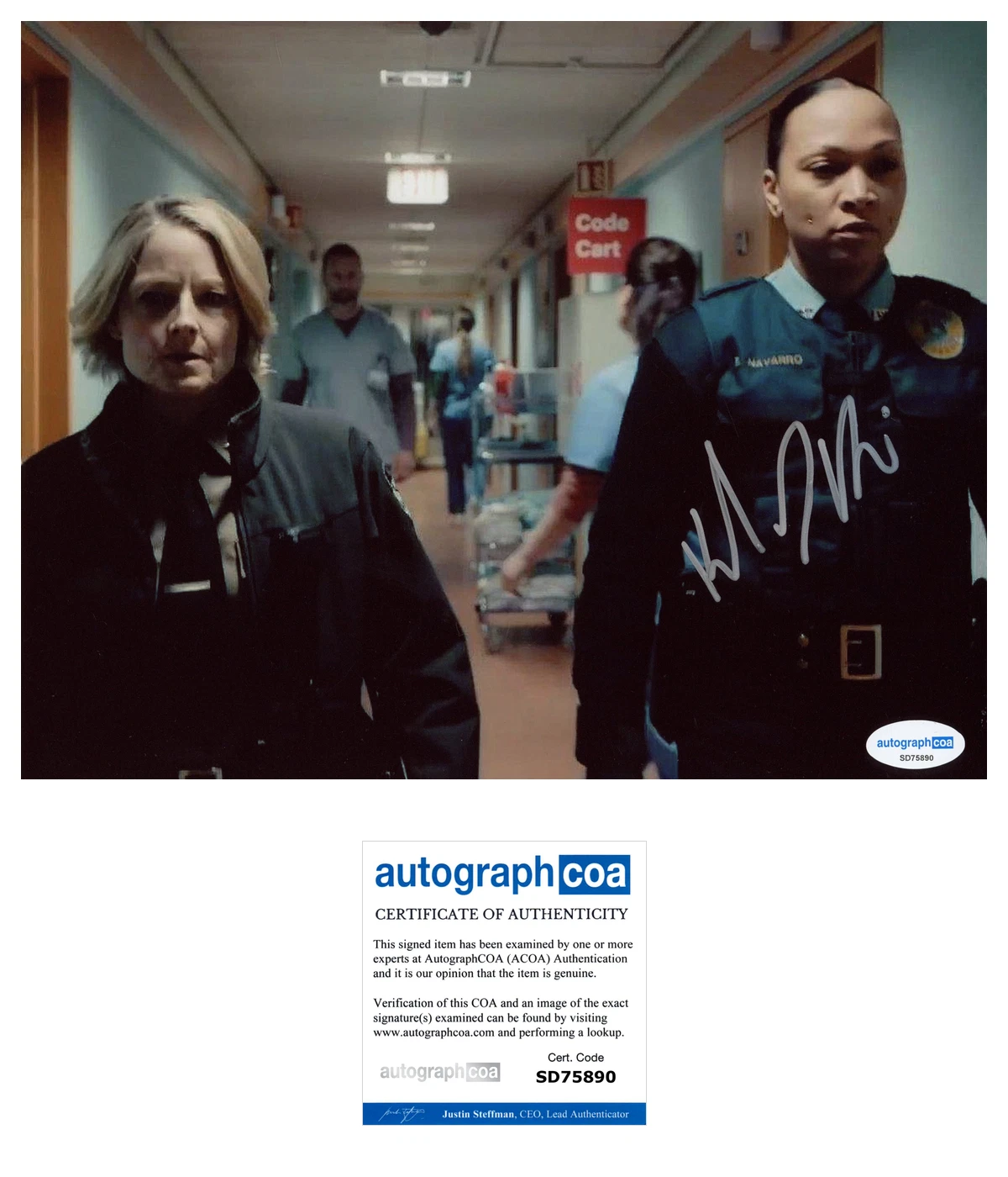 Kali Reis ‘True Detective Night Country’ Signed 8x10 Photo ‘Evangeline’ ACOA