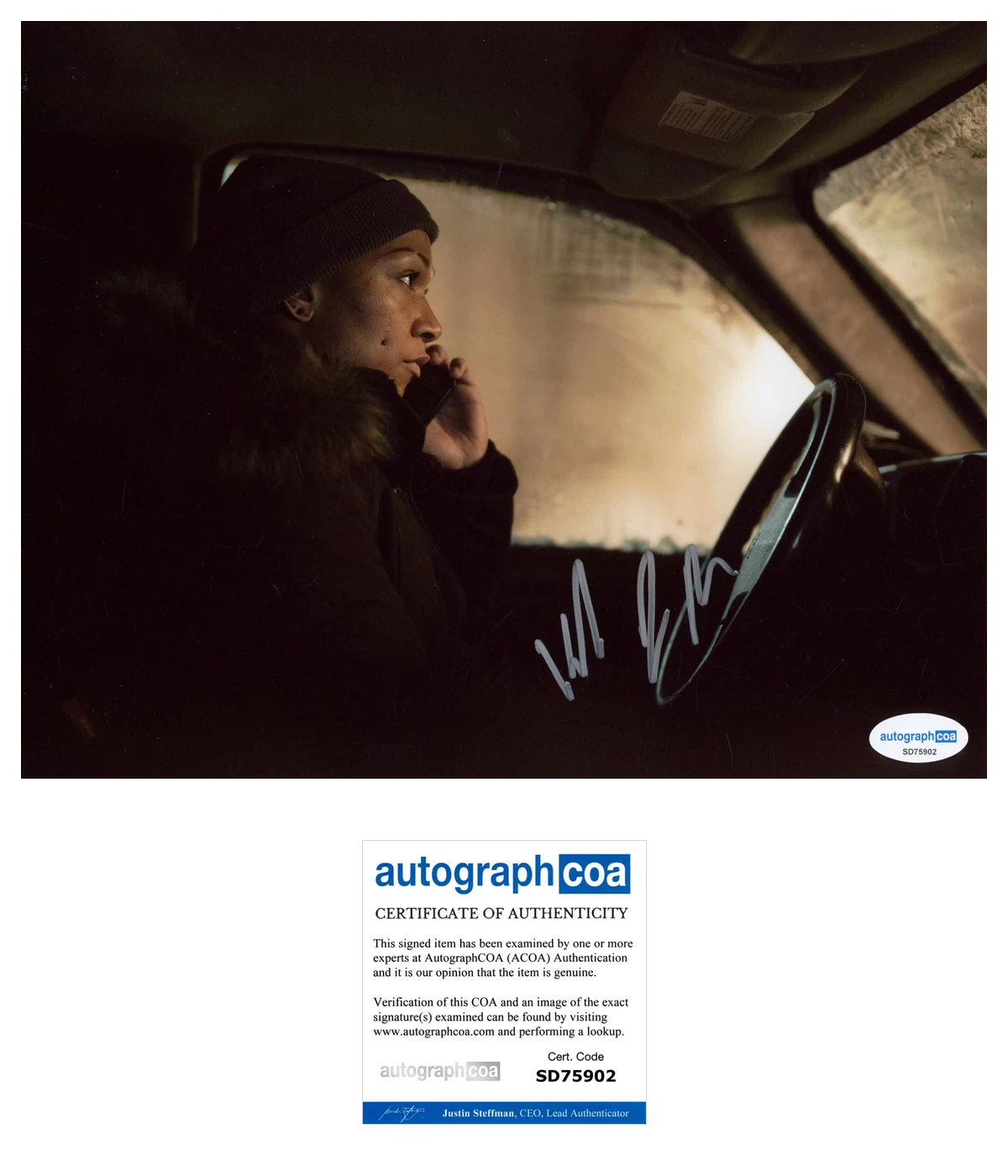 Kali Reis ‘True Detective Night Country’ Signed 8x10 Photo ‘Evangeline’ ACOA