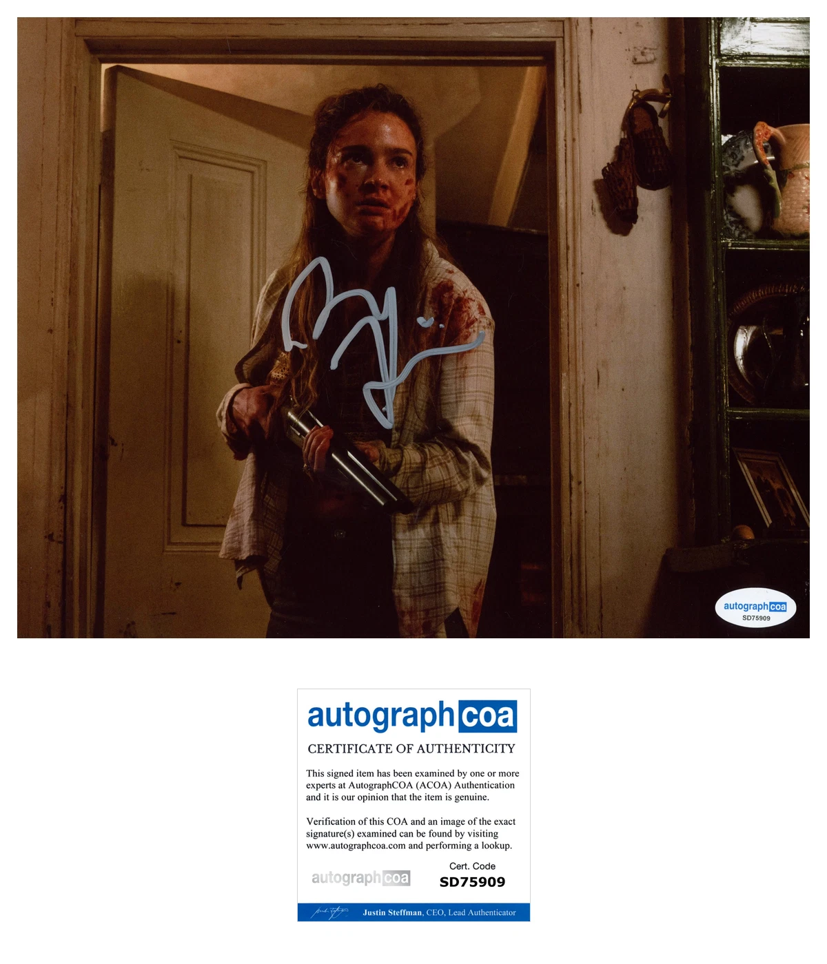 Aisling Franciosi 'Speak No Evil' Signed 8x10 Photo 'Ciara' ACOA