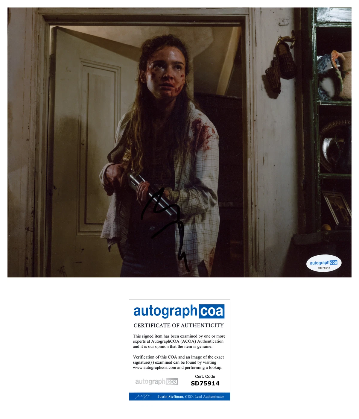 Aisling Franciosi 'Speak No Evil' Signed 8x10 Photo 'Ciara' ACOA