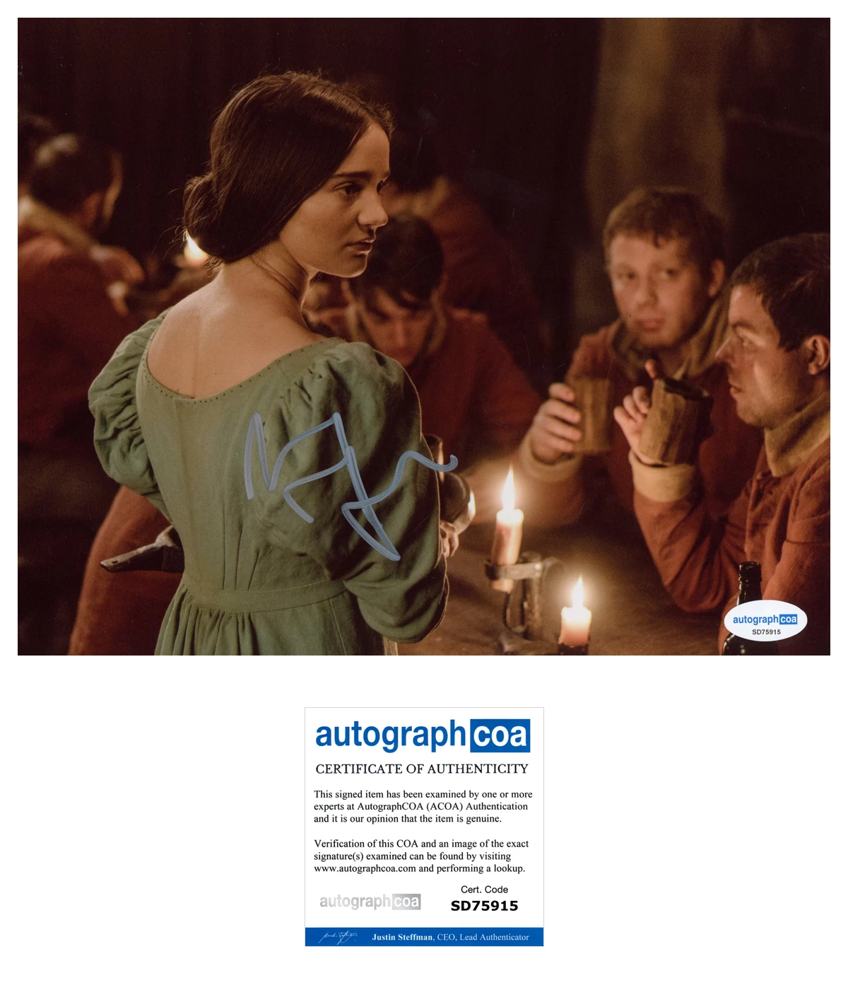 Aisling Franciosi 'The Nightingale' Signed 8x10 Photo 'Clare' ACOA