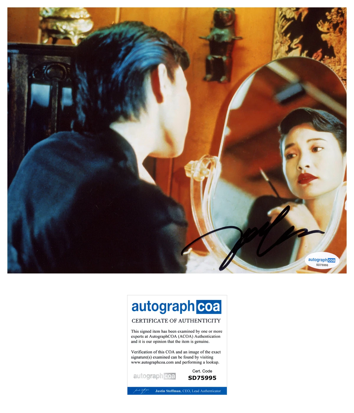 Joan Chen 'Twin Peaks' RARE Signed 8x10 Photo 'Jocelyn Packard' ACOA Autograph