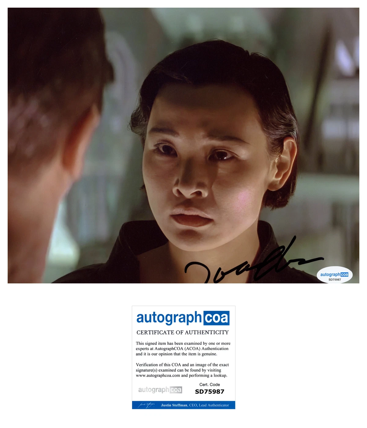 Joan Chen 'Twin Peaks' RARE Signed 8x10 Photo 'Jocelyn Packard' ACOA Autograph