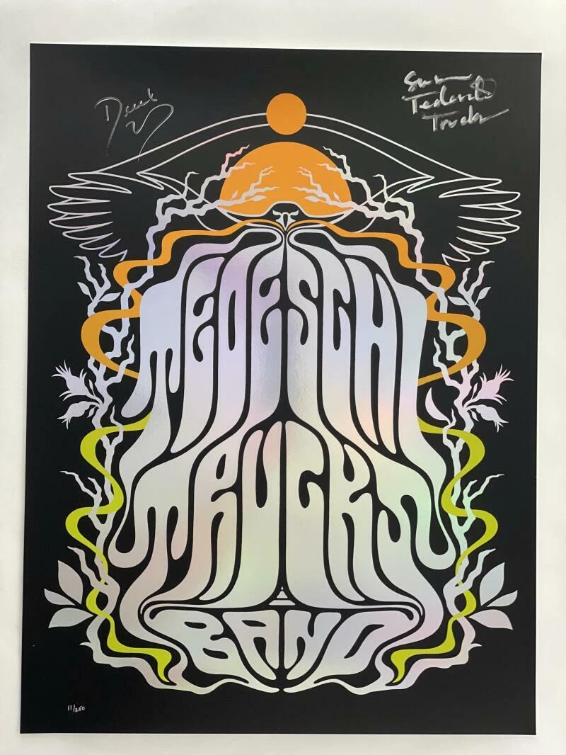 TEDESCHI TRUCKS BAND SIGNED AUTOGRAPH 18X24 CONCERT TOUR POSTER - SUSAN & DEREK