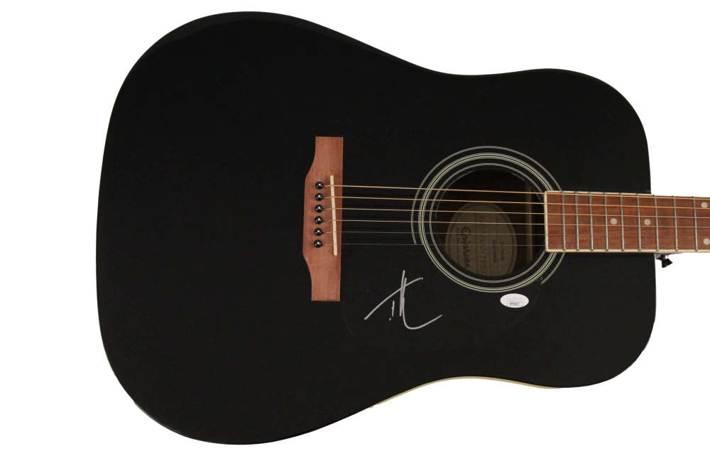 TIM MCGRAW SIGNED AUTOGRAPH GIBSON EPIPHONE ACOUSTIC GUITAR - ALL I WANT W/ JSA