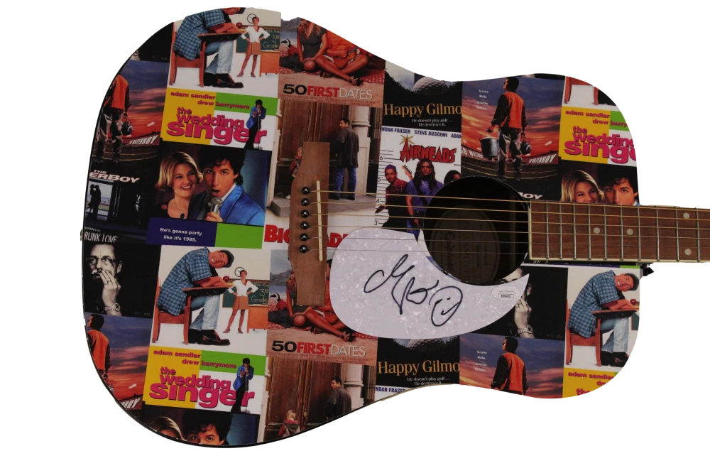 ADAM SANDLER SIGNED AUTOGRAPH CUSTOM GIBSON EPIPHONE GUITAR BILLY MADISON W/ JSA