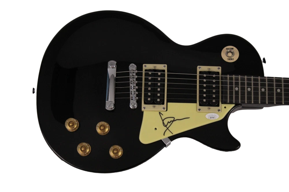 JULIAN CASABLANCAS SIGNED AUTOGRAPH GIBSON EPIPHONE LES PAUL GUITAR STROKES PSA