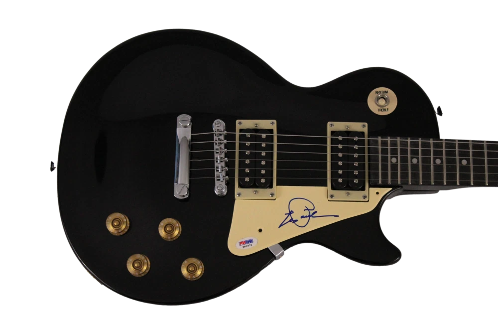 LES PAUL SIGNED AUTOGRAPH GIBSON EPIPHONE LES PAUL GUITAR - MUSIC ICON RARE! PSA