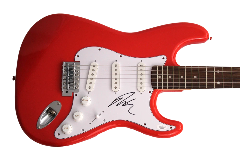 NICK JONAS BROTHERS SIGNED AUTOGRAPH FULL SIZE R FENDER ELECTRIC GUITAR RARE JSA