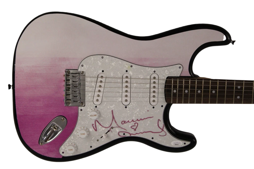 MARINA AND THE DIAMONDS SIGNED AUTOGRAPH CUSTOM 1/1 FENDER ELECTRIC GUITAR JSA