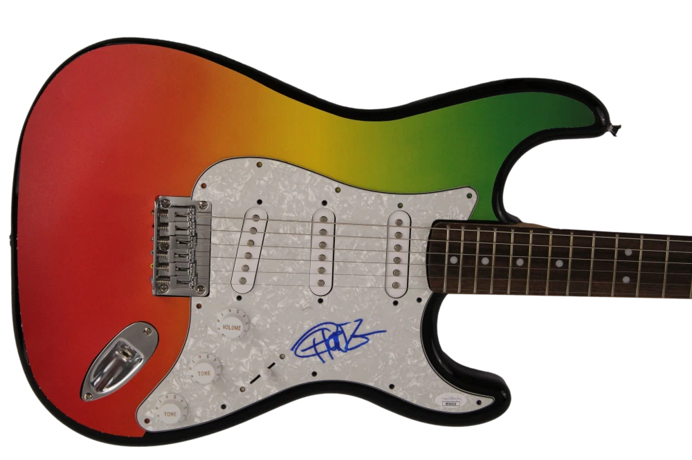 TOMMY CHONG SIGNED AUTOGRAPH CUSTOM FENDER ELECTRIC GUITAR CHEECH & CHONG W/ JSA