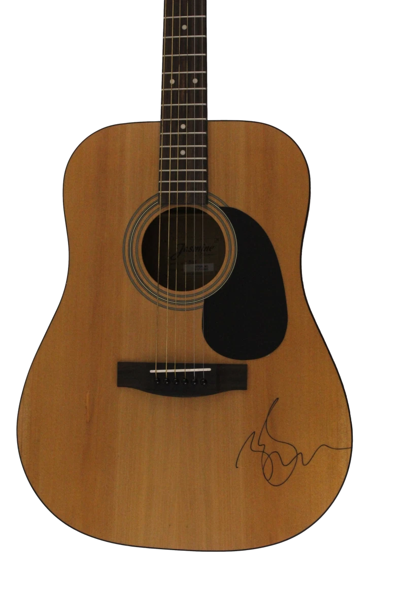 ZAC BROWN SIGNED AUTOGRAPH FULL SIZE ACOUSTIC GUITAR - BAND, UNCAGED THE OWL JSA