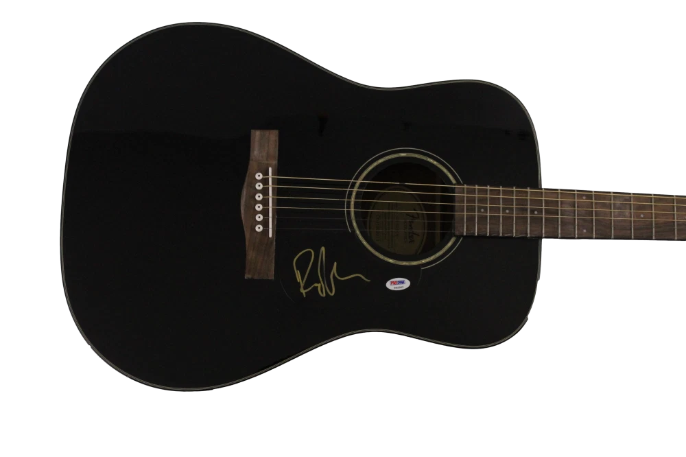 RAY LAMONTAGNE SIGNED AUTOGRAPH FS ACOUSTIC GUITAR - TROUBLE, SUPERNOVA W/ PSA