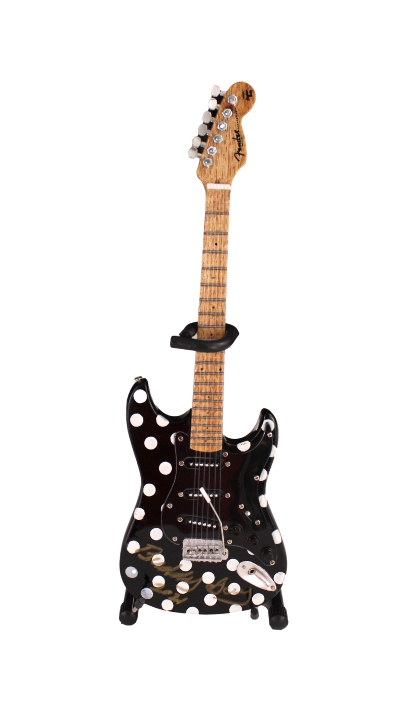 BUDDY GUY SIGNED AUTOGRAPH MINI MINIATURE MODEL GUITAR - BLUES LEGEND RARE! JSA