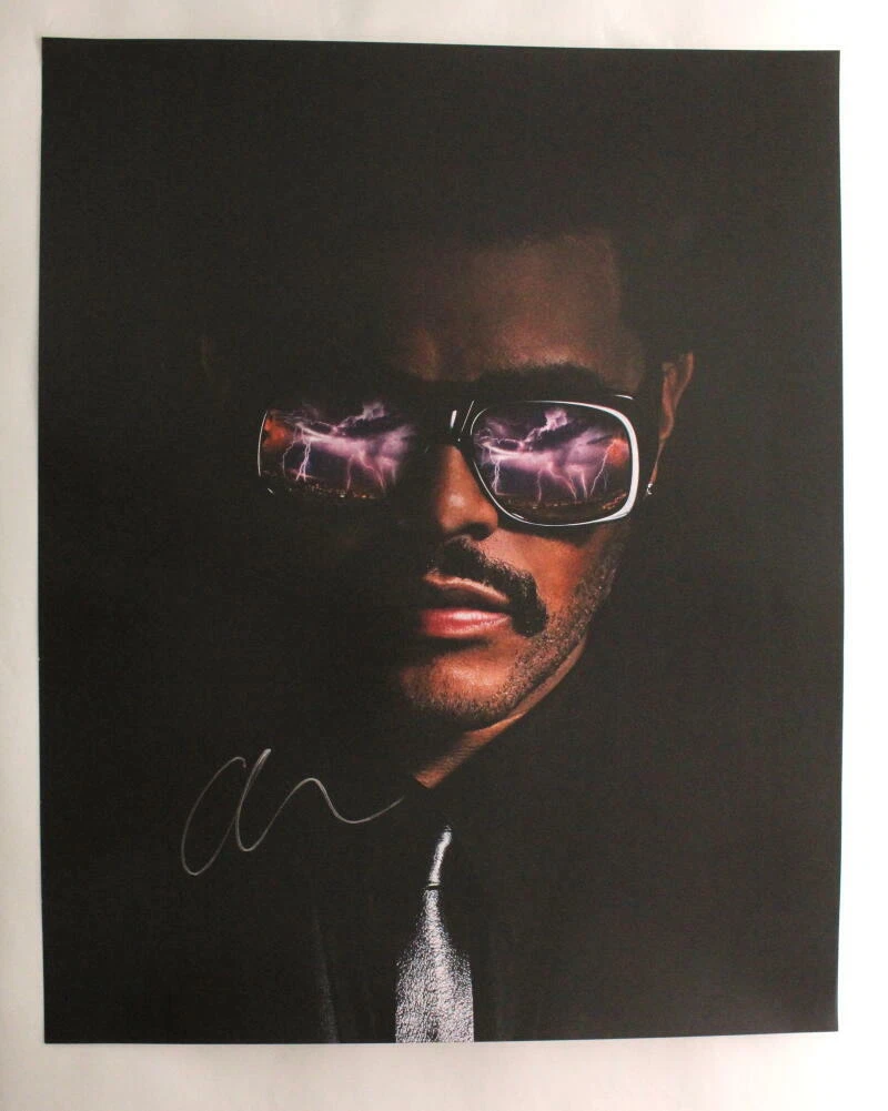 THE WEEKND ABEL SIGNED AUTOGRAPH 24X30 CONCERT TOUR POSTER - DAWN FM AFTER HOURS