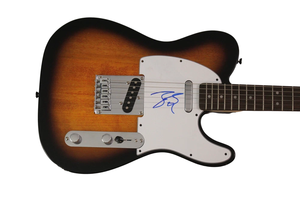 ZAC BROWN SIGNED AUTOGRAPH FENDER TELECASTER ELECTRIC GUITAR - COUNTRY BAND JSA