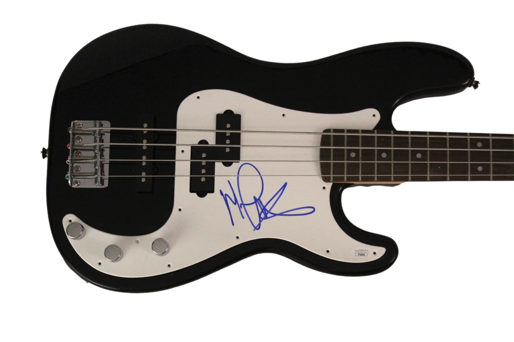 MICHAEL ANTHONY SIGNED AUTOGRAPH FENDER ELECTRIC BASS GUITAR - VAN HALEN JSA COA