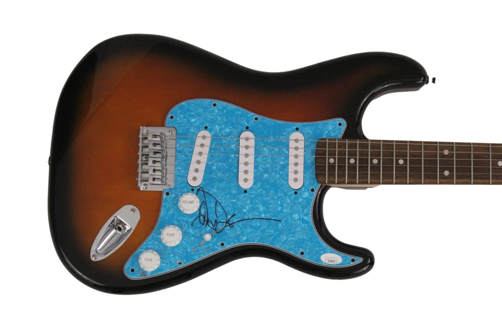 ADAM DURITZ SIGNED AUTOGRAPH FULL SIZE FENDER ELECTRIC GUITAR COUNTING CROWS JSA