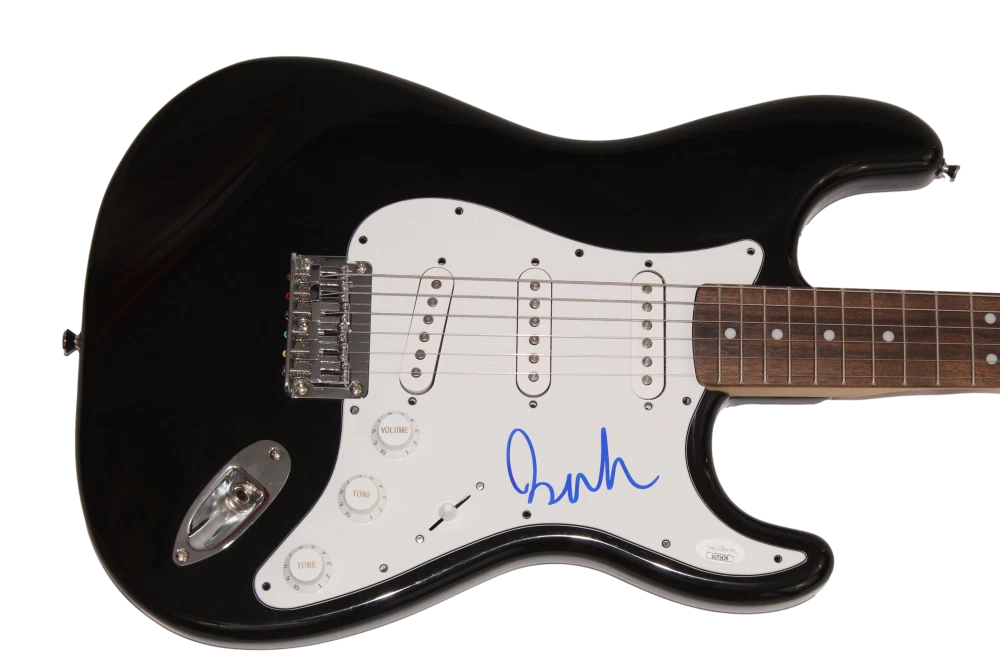 BECK SIGNED AUTOGRAPH FULL SIZE BLACK FENDER ELECTRIC GUITAR ODELAY RARE JSA COA