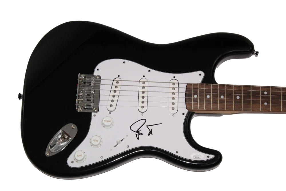 TREY ANASTASIO SIGNED AUTOGRAPH BLACK FENDER ELECTRIC GUITAR PHISH W/ JSA COA