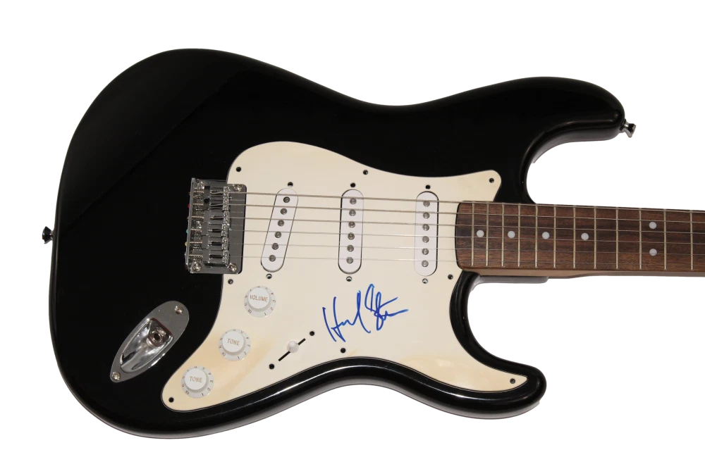 HOWARD STERN SIGNED AUTOGRAPH BLACK FENDER ELECTRIC GUITAR PRIVATE PARTS JSA COA