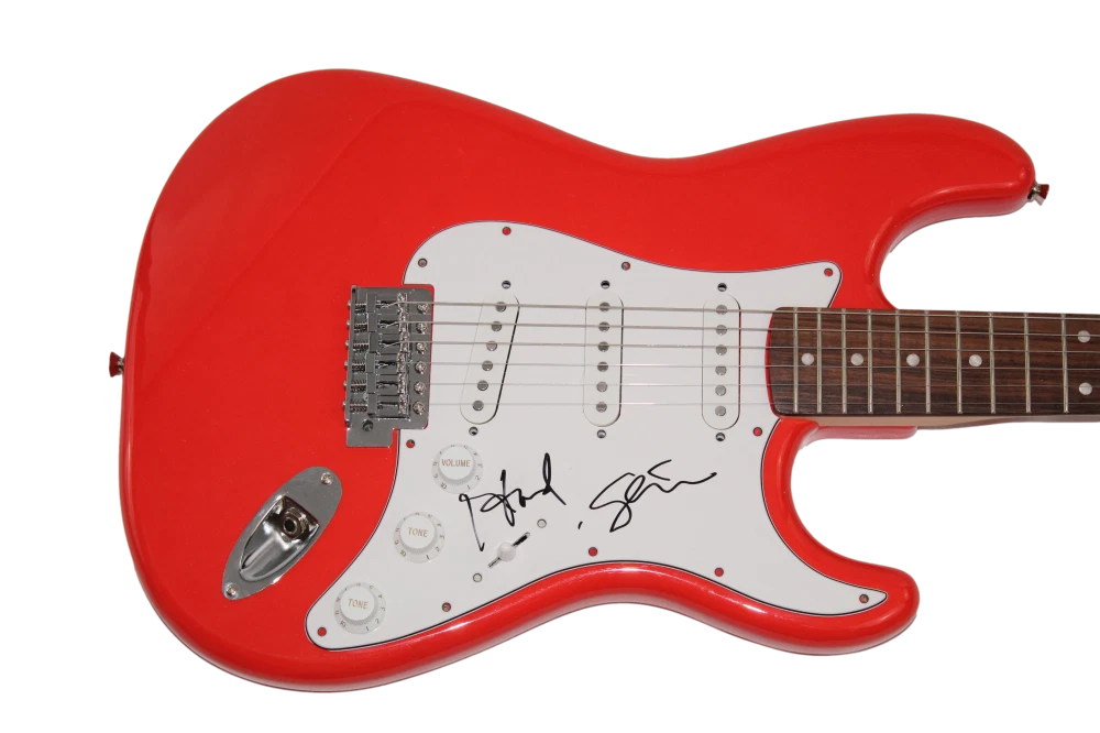 HOWARD STERN SIGNED AUTOGRAPH RED FENDER ELECTRIC GUITAR SHOW COMES AGAIN W/ JSA