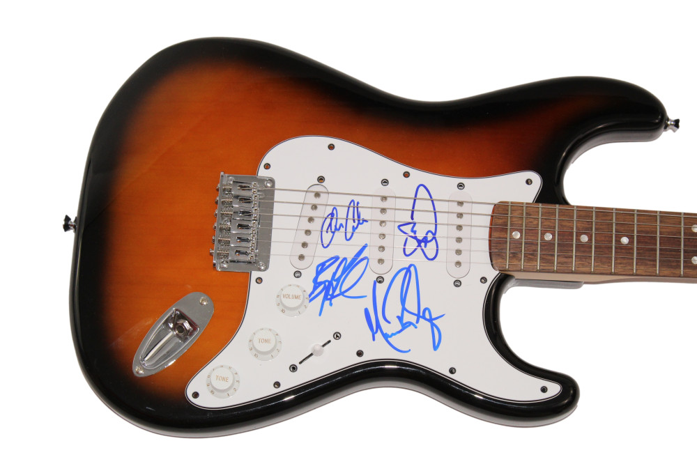 OAR O.A.R. BAND (X4) SIGNED AUTOGRAPH FULL SIZE FENDER ELECTRIC GUITAR - JSA COA